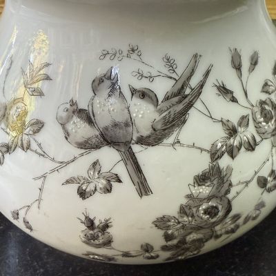 Сахарница и молочник Limoges фарфор Франция конец 19 века