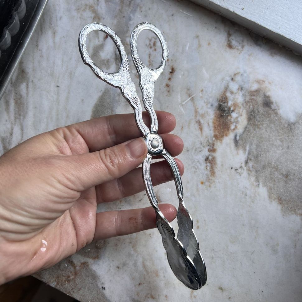 Ножницы щипцы Виноград для десерта 18 см хром