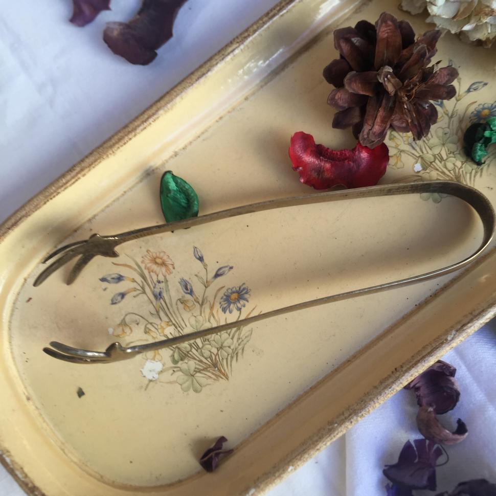 Щипцы для закусок, латунь