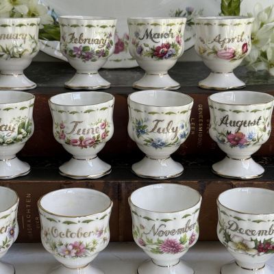 Подставка для яйца Royal Albert 12 месяцев Октябрь 6 см Англия