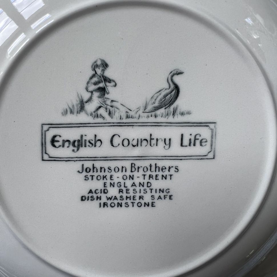 Тарелка глубокая Johnson Brothers English Country Life 22 см Англия