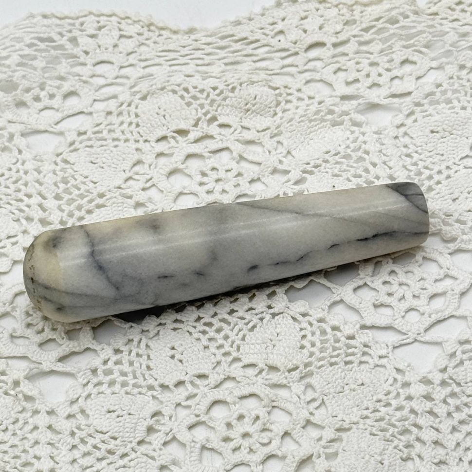 Ступка с пестиком 11 см мрамор