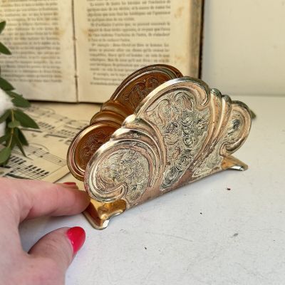 Подставка салфетница 11 см мельхиор