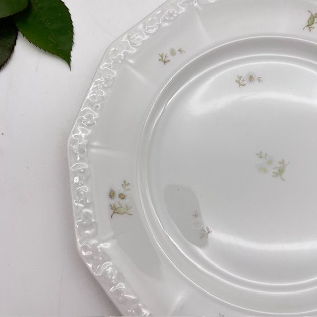 Тарелка Rosenthal Maria Classic Rose бирюзовые цветы 20 см Германия нюанс