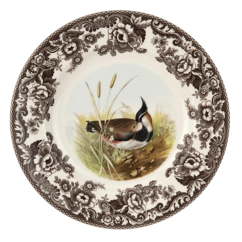 Тарелка 27 см Spode Woodland Чибис Англия
