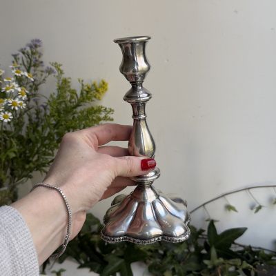Подсвечник 20 см серебрение Нидерланды