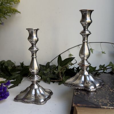 Подсвечник 20 см серебрение Нидерланды