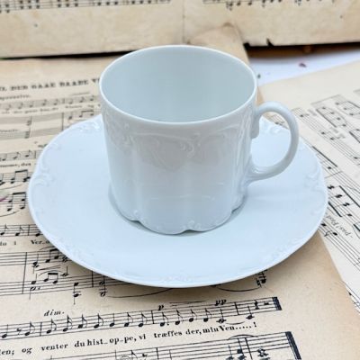 Чайная пара Rosenthal Monbijou белый 200 мл Германия