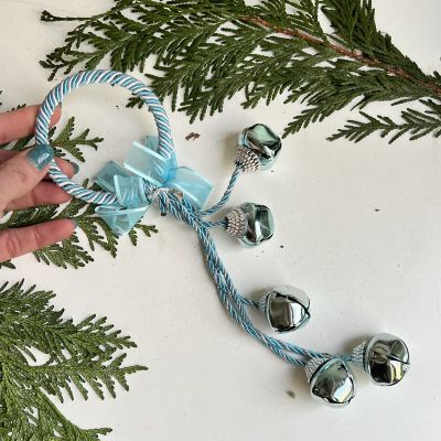 Подвес Колокольчики 28 см металл ткань