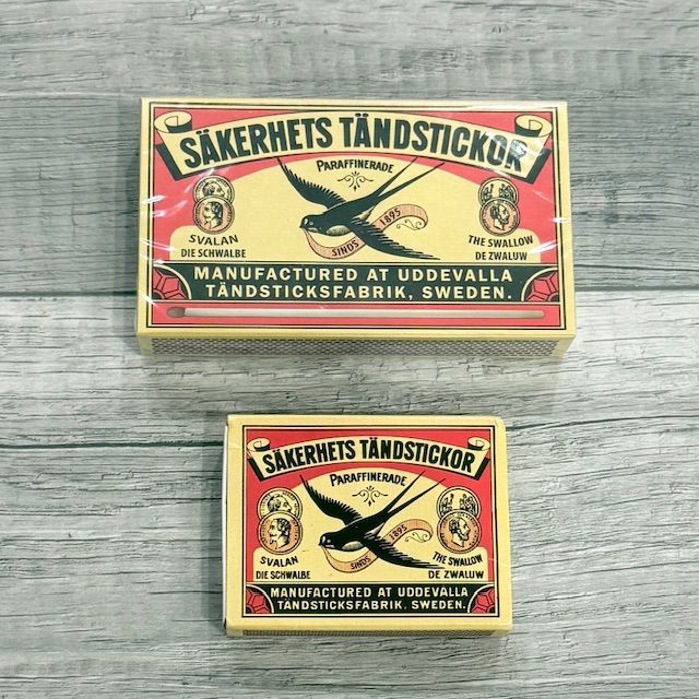 Спички безопасные большие Ласточка 11 см Швеция