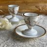 Подставка для яйца и блюдце Porcelain de Paris 6 см Франция