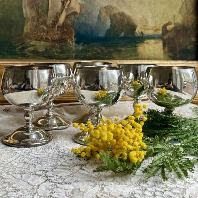 Бокал 150 мл мельхиор серебрение Испания