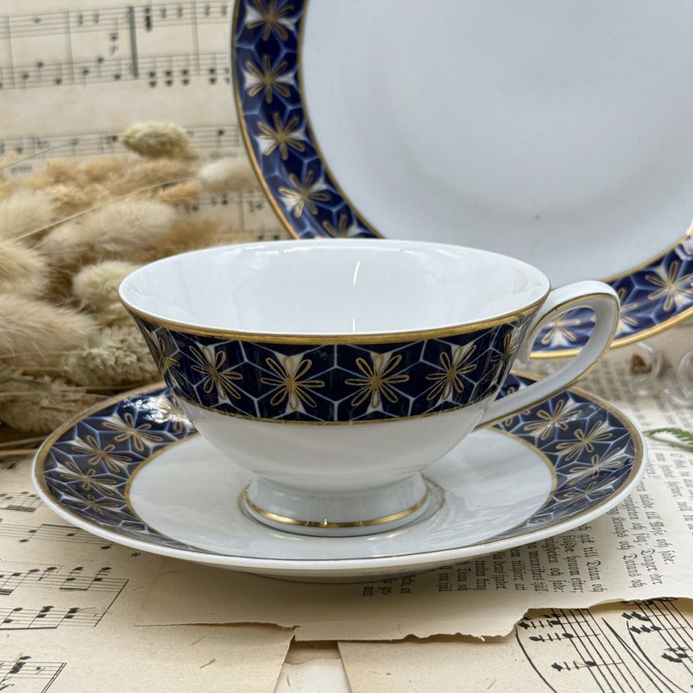 Чайное трио Lettin Echt Kobalt 210 мл  Германия 