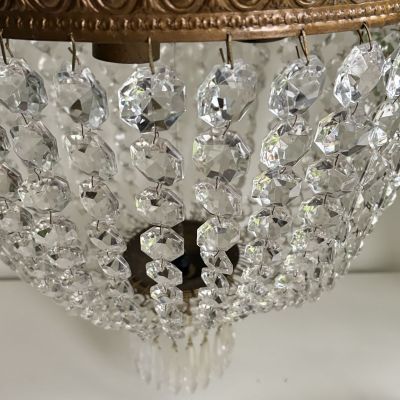 Люстра Ампир 100 см хрусталь бронза Франция ручная работа