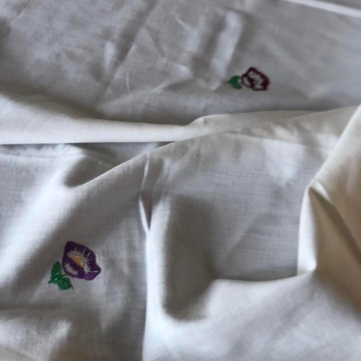 Скатерть 200х144 см хлопок вышивка