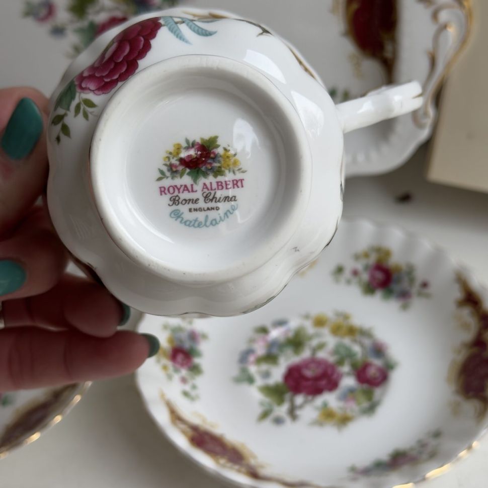 Чайная пара Royal Albert Chatelaine 200 мл Англия