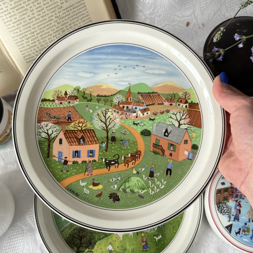 Тарелка 23 см Naif The Four Seasons №1 ВиллеройБох