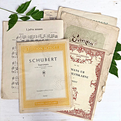 Ноты набор 20 листов 1947-52 гг