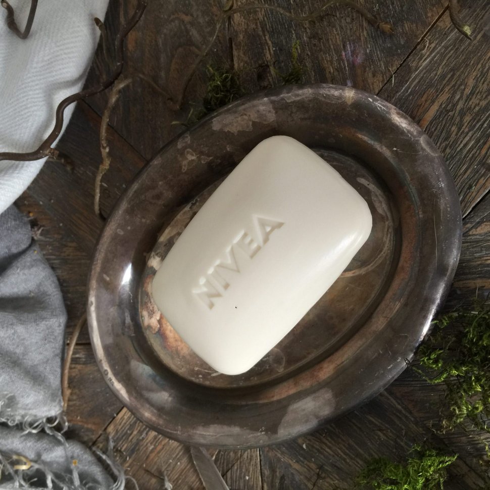 Мыльница на 4-х "пуговках" мельхиор