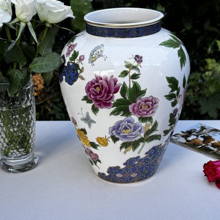 Ваза Franklin Mint 1989 The Vase of the Imperial Cats 26 см