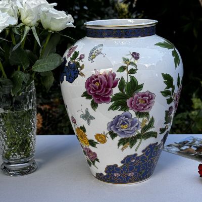 Ваза Franklin Mint 1989 The Vase of the Imperial Cats 26 см