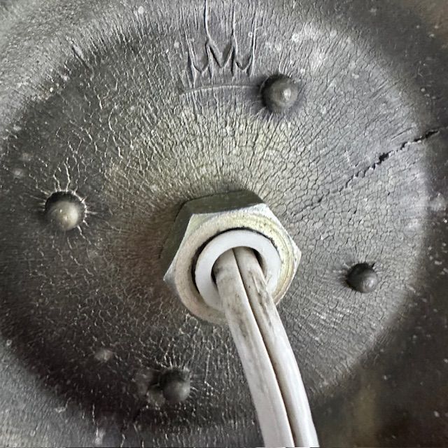 Лампа настольная 32 см мрамор латунь Франция