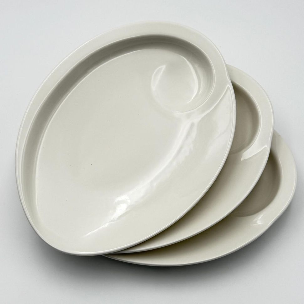 Тарелка овальная ВиллеройБох 27 см Ракушка Германия