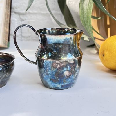 Молочник 150 мл мельхиор патина