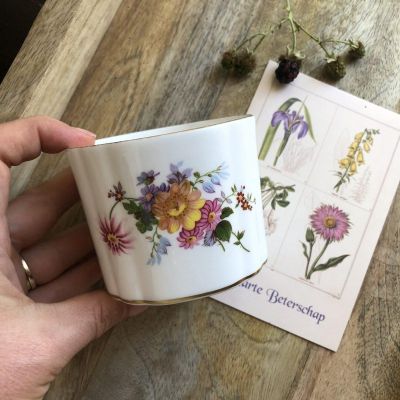 Стакан костяной фарфор Derby Posies Англия