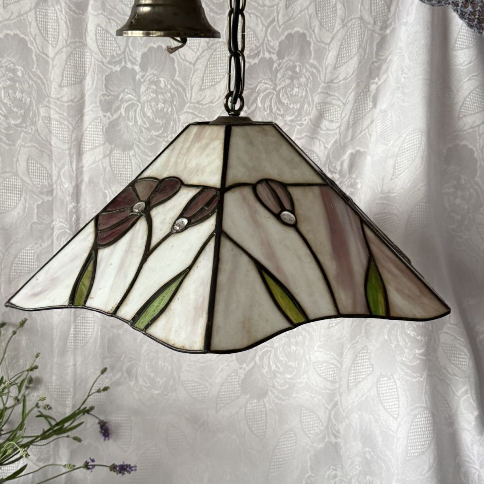 Люстра Тиффани 90 см металл стекло