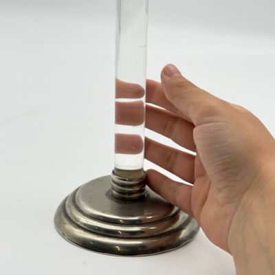 Подсвечник Колонна 21 см мельхиор бакелит