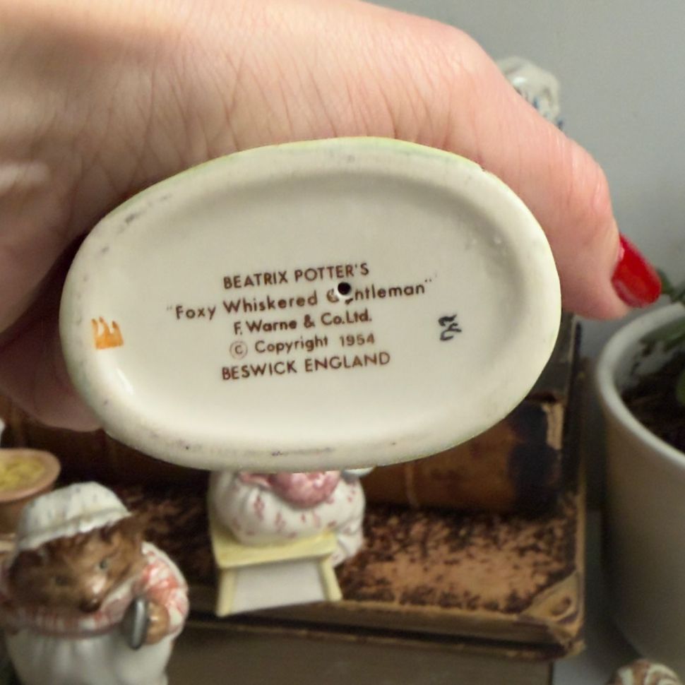 Статуэтка Beatrix Potter Foxy Whiskered Gentleman Англия
