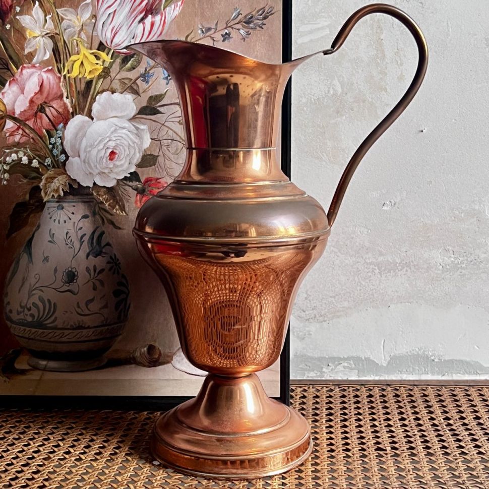 Кувшин 1,7 л медь латунь Франция  