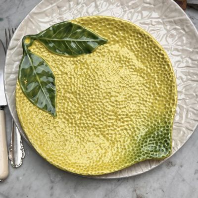 Тарелка Лимон 24 см керамика Португалия