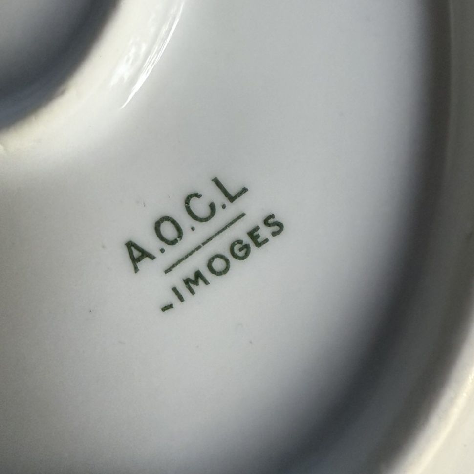 Соусник A.O.C.L Limoges 350 мл фарфор Франция