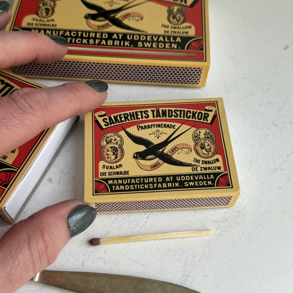 Спички безопасные Ласточка 7 см Швеция
