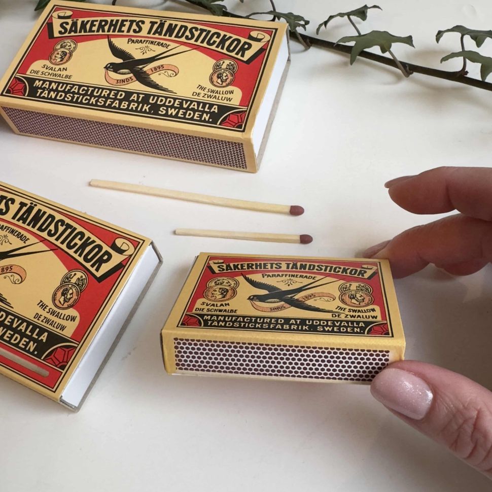 Спички безопасные Ласточка 7 см Швеция