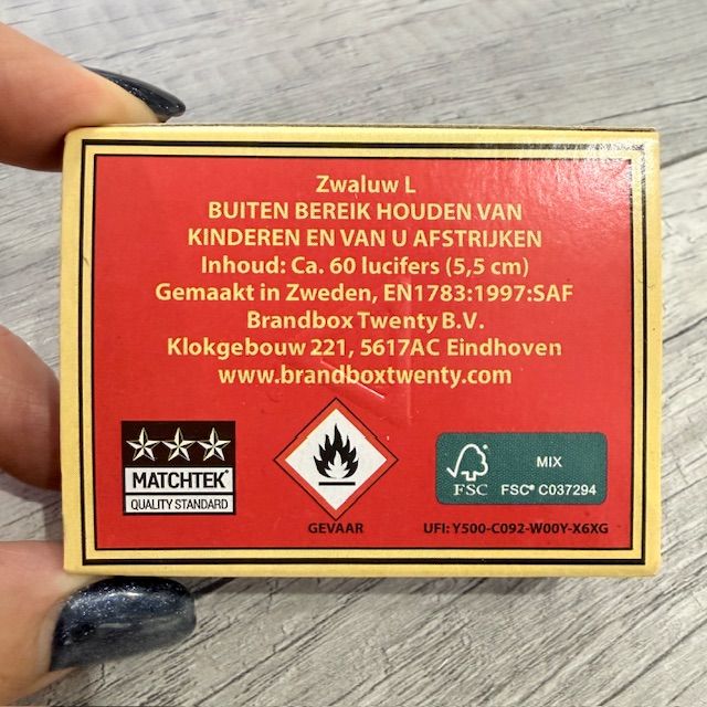 Спички безопасные Ласточка 7 см Швеция