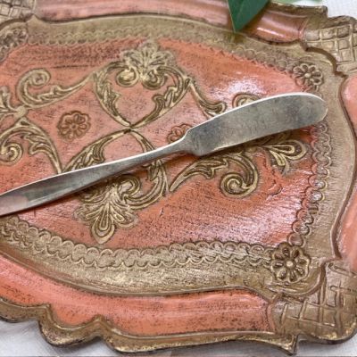 Нож для намазывания 16 см мельхиор