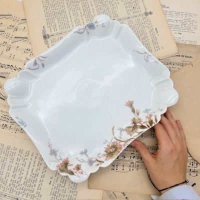 Блюдо Limoges Haviland & Co 23 см фарфор Франция 1896 г.