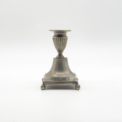 Подсвечник оловянный