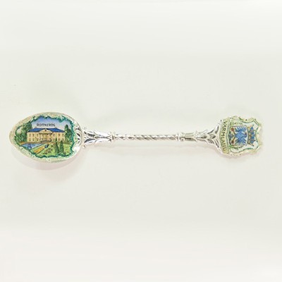 Сувенирная ложка Vermland с гербом, белый металл