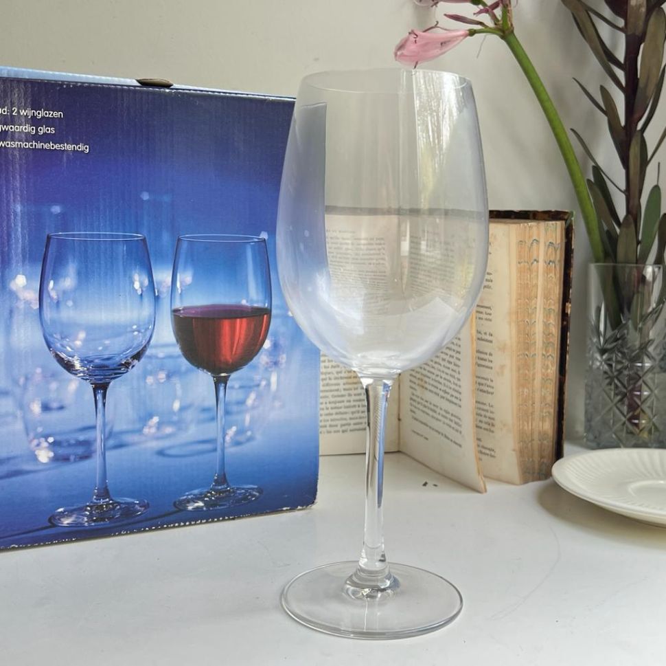 Бокал для вина 600 мл набор 2 шт. в коробке