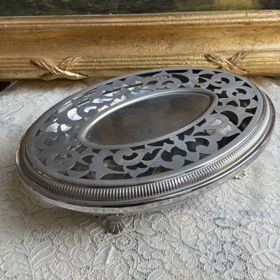 Греющая подставка мармит Couzon 28 см сталь Франция