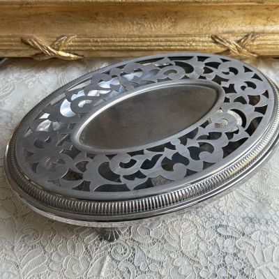 Греющая подставка мармит Couzon 28 см сталь Франция