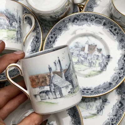 Кофейная пара Англия Tuscan 150 мл