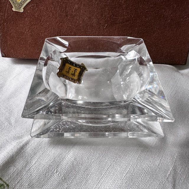 Набор персональных пепельниц Val de Bresle хрусталь Франция