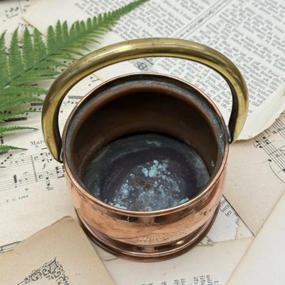 Кашпо ваза  500 мл медь латунь