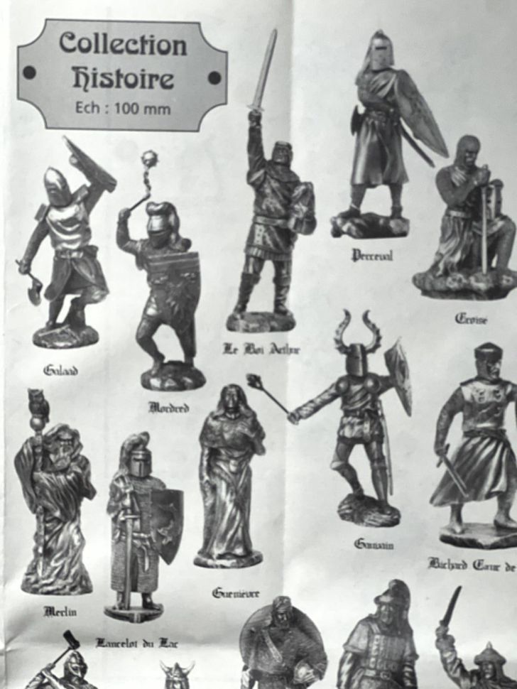 Фигурка Эль Сид Les Etains du Graal олово Франция