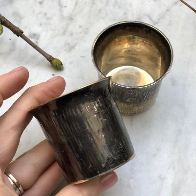 Рюмка мельхиоровая